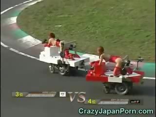Funny Japanese adult movie Race!
