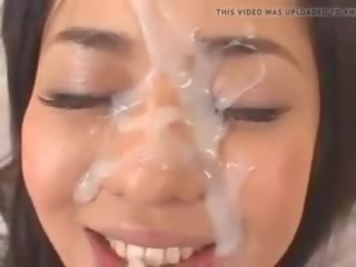 Asian mademoiselle Loves Cum on Her attractive Face, porn cd
