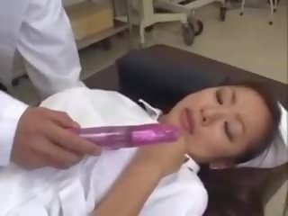 Erena Fujimori smashing Asian nurse