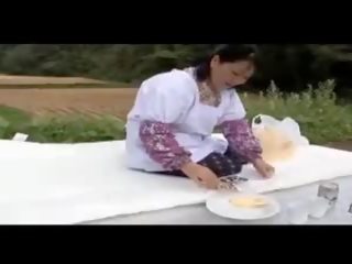 Otro gorda asiática middle-aged granja esposa, gratis sexo cc